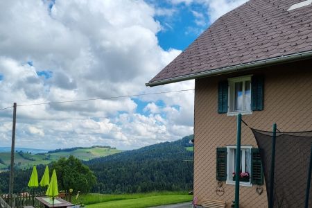 Gartensitzplatz beim Ferienhaus